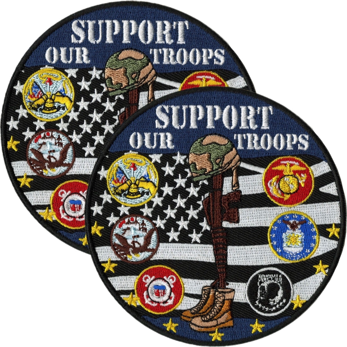 I Plead The 2ND Cute Patch Marine Barracks Embroidered Fabric