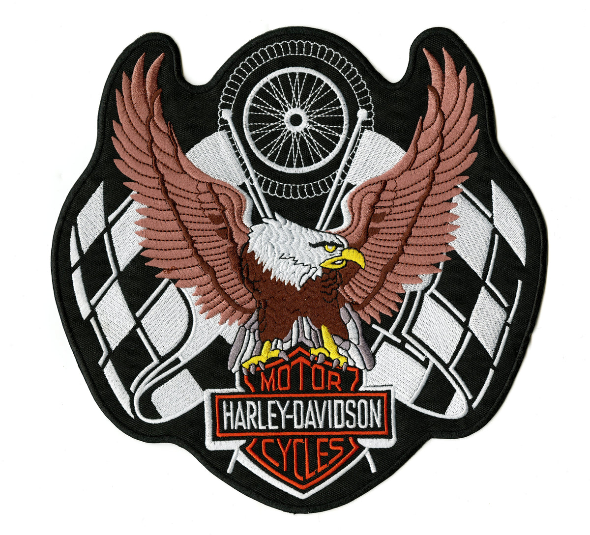 HARLEY DAVIDSON Eagle Victory Flag Bar Shield Patch 9 – Nixon