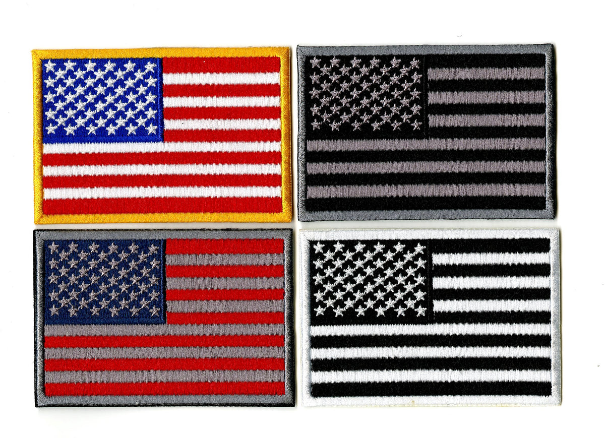 Red White and Blue American Flag Velcro Patch