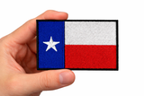 Texas State Flag Patch 3.5" | The Lone Star Embroidered Die Cut Iron On | Small