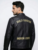 Harley Davidson American Legend Faux Leather Embroidered Rockers 12"