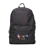 Air Force Eagle Patch 5" | "The Skys No Limit" US Flag Military Support Our Troops | Small Embroidered Iron On