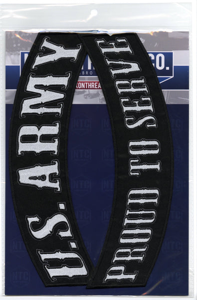 Large Rocker Patches US Army Proud to Serve Rocker Patches 12