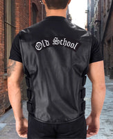 OLD SCHOOL Rocker Patch | Old English | Embroidered Iron On | Large 12”x2.5