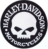 Harley Davidson Willie G. Skull Embroidered Patch Large 9"