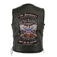 2nd Amendment Rockers + Eagle Patch | "Don't Tread On Me" Patriotic Military | Embroidered Iron On | Large 12"