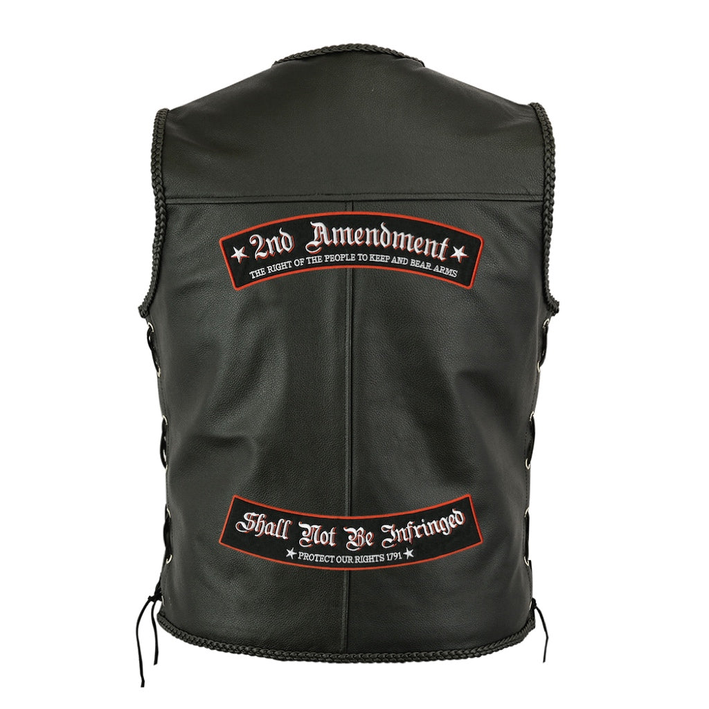 2nd Amendment Rockers | Patriotic Military Back Patches | Embroidered ...