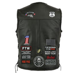 FTW Live to Ride 15pc. Patch Set | #1 American US Flag Skull Pow Mia Harley Club Small Motorcycle Starter Patches