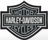 Harley Davidson Grey Bar and Shield 9"