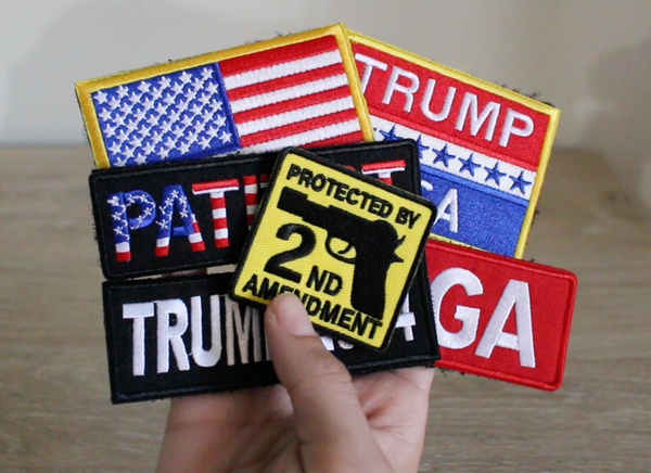 Trump 2024 Presidential Campaign Embroidered Tactical Morale Patch Hook And Loop Free Shipping In The USA PAT-981/982/983 - Foto 8