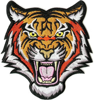 Tiger King Patch | Animal | Embroidered Iron On | Small 4"
