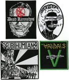 14 pc Punks Not Dead Patch Set | Dead Kennedys | Misfits | The Vandals | Anarchy | AFI | SUBHUMANZ | Metal Skull | Small Embroidered Band Patches
